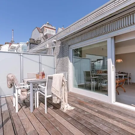 Heavenly Penthouse With Lateral Sea View Apartmán Knokke-Heist